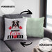Border Collies Besitzer Mom Mama Kissen mit Füllung 40x40 Geschenk Lustiger Spruch Geschenkidee Border Collies Besitzerin (Grau) Grün Trendation
