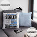 Segler Geschenk Kaffee-Kissen mit Füllung 40x40 Geschenkidee für Segler Ich Bin Segler Ich Kann Es Dir Erklären Jedoch Nicht Für Dich Verstehen Spruch Lustig (Grau) Blau Trendation