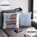 Taucher Geschenk Kissen mit Füllung 40x40 Lustiger Spruch Erheben Sie Sich Der Taucher Betritt den Raum (Grau) Blau Trendation