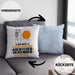 Abenteurreisender Geschenk Kissen mit Füllung 40x40 So Gut Kann Nur Ein Abenteurreisender Aussehen Geschenkidee (Grau) Blau Trendation