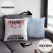 Flötist Kissen mit Füllung 40x40 Geschenk für Flötist Der Mann Der Alles Kann Geschenkidee zum Geburtstag (Grau) Blau Trendation
