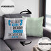 So Sieht Ein Richtig Cooler Snowshoer Aus Geschenk Kissen mit Füllung 40x40 Lustiger Spruch Geschenkidee (Grau) Grün Trendation