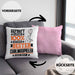 Curlingspieler Geschenk Lustiger Spruch für Curlingspieler Geschenkidee Bester Curlingspieler Der WeltKissen mit Füllung 40x40 (Grau) Rosa Trendation