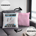 Kletterführer Kissen mit Füllung 40x40 Geschenk für Kletterführer Der Mann Der Alles Kann Geschenkidee zum Geburtstag (Grau) Rosa Trendation