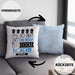 Boxerin Geschenk Kissen mit Füllung 40x40 Lustig Geschenkidee für Boxerin Geburtstag So Sieht Eine Richtig Coole Boxerin Aus Frauen Spruch (Grau) Blau Trendation