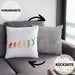 Volleyball Geschenk Kissen mit Füllung 40x40 Evolution Coach Herren Mädchen Kaffee Zubehör Volleyball-Spieler Spielerin (Grau) Grau Trendation