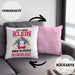 Klein Aber Sch Gefährlich Lustige Einhorn Kissen mit Füllung 40x40 mit Spruch Geschenkidee Einhornfans (Grau) Rosa Trendation