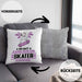 Skater Geschenk Kissen mit Füllung 40x40 So Gut Kann Nur Ein Skater Aussehen Geschenkidee (Grau) Grau Trendation