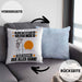 Abenteurreisender Kissen mit Füllung 40x40 Geschenk für Abenteurreisender Der Mann Der Alles Kann Geschenkidee zum Geburtstag (Grau) Blau Trendation