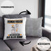 Hundefrisör Kissen mit Füllung 40x40 Geschenk für Hundefrisör Der Mann Der Alles Kann Geschenkidee zum Geburtstag (Grau) Grau Trendation