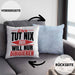 Dirigent Geschenk Orchester Chorleiter Geschenkidee Kissen mit Füllung 40x40 Der Tut Nix Der Will Nur Dirigieren (Grau) Blau Trendation