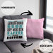Hundebesitzer Kissen mit Füllung 40x40 Geschenk Leben Ohne Hund Wie Kaffee Ohne Koffein Geschenkidee Hunde Mama Frauchen Herrchen (Grau) Rosa Trendation