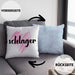 Kissen mit Füllung 40x40 Geschenk für Schlager Fans Kissen mit Füllung 40x40 Musikmotiv Spruch (Grau) Blau Trendation