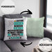 Ultimate-Frisbee-Spieler Geschenk Kissen mit Füllung 40x40 Lustiger Spruch Erheben Sie Sich Der Ultimate-Frisbee-Spieler Betritt den Raum (Grau) Grün Trendation