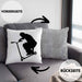 Scooter Roller Fahrer Geschenk Kissen mit Füllung 40x40 Scooterfahrer Geschenkidee Scooting Geschenkidee Jungs Profi Scooterfahrer Stunt (Grau) Grau Trendation