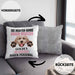 Golden Retriever Besitzer Kissen mit Füllung 40x40 Geschenk Lustiger Spruch Geschenkidee Besitzerin Golden Retriever Haben Personal (Grau) Grau Trendation