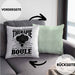 Boule Kissen mit Füllung 40x40 Geschenk Boule-Spieler Geschenkidee Spruch Ich Brauche Keine Therapie Ich Muss Nur Boule Spielen (Grau) Grün Trendation