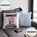 Journalist Kissen mit Füllung 40x40 Geschenk für Journalist Der Mann Der Alles Kann Geschenkidee zum Geburtstag (Grau) Blau Trendation