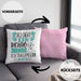 So Sieht Ein Richtig Cooler Softballspielerin Aus Geschenk Kissen mit Füllung 40x40 Lustiger Spruch Geschenkidee (Grau) Rosa Trendation