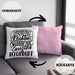 Cousine Kissen mit Füllung 40x40 Geschenk Großartige Nichten Werden Zur Cousine Befördert (Grau) Rosa Trendation