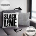Lustige Kissen mit Füllung 40x40 für Slackliner Geschenk Slackline (Grau) Grau Trendation
