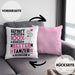 Tänzer Geschenk Lustiger Spruch für Tänzer Geschenkidee Bester Tänzer Der WeltKissen mit Füllung 40x40 (Grau) Rosa Trendation