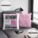 Kletterlehrer Geschenk Kaffee-Kissen mit Füllung 40x40 Geschenkidee für Kletterlehrer Ich Bin Kletterlehrer Ich Kann Es Dir Erklären Jedoch Nicht Für Dich Verstehen Spruch Lustig (Grau) Rosa Trendation