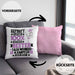 Taekwondo-Kämpfer Geschenk Lustiger Spruch für Taekwondo-Kämpfer Geschenkidee Bester Taekwondo-Kämpfer Der WeltKissen mit Füllung 40x40 (Grau) Rosa Trendation