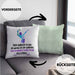 Volleyball Geschenk Kissen mit Füllung 40x40 Coach Herren Mädchen Kaffee Zubehör Volleyball-Spieler Spielerin (Grau) Grün Trendation