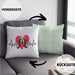 Cocker Spaniel Besitzer Kissen mit Füllung 40x40 Geschenk Lustiger Spruch Geschenkidee Herzschlag Cocker Spaniel (Grau) Grün Trendation