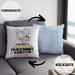 Tierheimmitarbeiter Geschenk Kissen mit Füllung 40x40 So Gut Kann Nur Ein Tierheimmitarbeiter Aussehen Geschenkidee (Grau) Blau Trendation