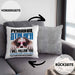 Australian Shepherd Besitzerin Kissen mit Füllung 40x40 Geschenk Lustiger Spruch Geschenkidee Personal Stalker (Grau) Grau Trendation