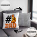 Basketball-Trainer Basketballer Nummer 1 Dad Vater Kissen mit Füllung 40x40 Geschenk Basketball Papa Geschenkidee Bester Papa Der Welt Vatertag Lustige Geschenkidee (Grau) Grau Trendation