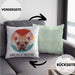 Französische Bulldogge Besitzer Kissen mit Füllung 40x40 Geschenk Lustiger Spruch Geschenkidee Französische Bulldogge Mama Papa (Grau) Grün Trendation