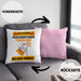 Forscher Kissen mit Füllung 40x40 Geschenk Lustiger Spruch Geschenkidee für Forscher Achtung Hochleistungs Forscher Bei Der Arbeit (Grau) Rosa Trendation