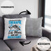 Kreuzfahrt Geschenk Kissen mit Füllung 40x40 Verkündung Geschenkidee für Kreuzfahrt-Fans Schiff (Grau) Grau Trendation
