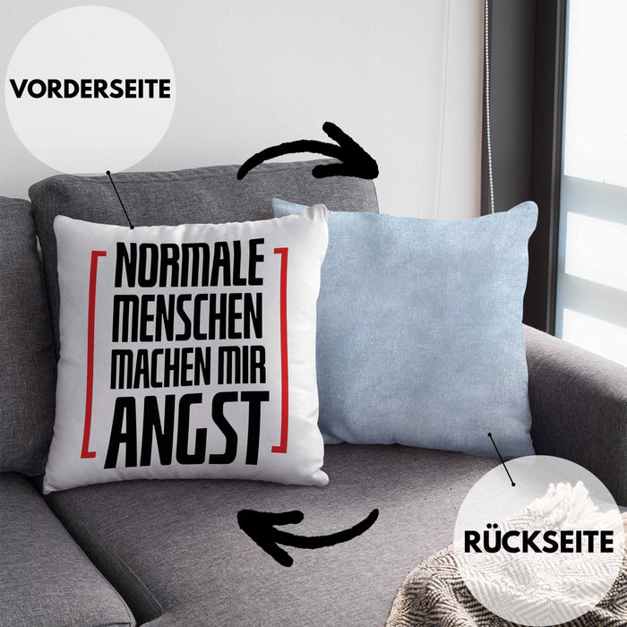 Wellensittich Kissen mit Füllung 40x40 Geschenk Spruch Lustig Zuhause Ist Wo Meine Wellensittiche Sind Geschenkidee Geburtstag (Grau) Blau Trendation