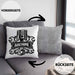 KFZ Mechaniker Kissen mit Füllung 40x40 Geschenk Spruch Männer KFZ Mechatroniker Geschenkidee Werkstatt Katastrophe (Grau) Grau Trendation