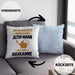 Alter Mann Gärtner Kissen mit Füllung 40x40 mit Spruch Garten Hobbygärtner Geschenk Lustig (Grau) Blau Trendation