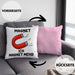 Dank Meme Kissen mit Füllung 40x40 Magnet Wortspiel Ich Magnet Mehr Geschenkidee Depressionen (Grau) Rosa Trendation