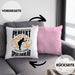Boule Kissen mit Füllung 40x40 Geschenk Boule-Spieler Geschenkidee Spruch Ich Werfe Nicht toll Spektakulär (Grau) Rosa Trendation
