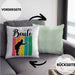 Boule Kissen mit Füllung 40x40 Geschenk Boule-Spieler Geschenkidee Spruch Vintage Boule Grafik (Grau) Grün Trendation