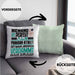 Parkour-Athlet Geschenk Kissen mit Füllung 40x40 Lustige Geschenkidee für Parkour-Athlet Geburtstag Niemand Ist Perfekt Aber Als Parkour-Athlet Ist Man Nah Dran (Grau) Grün Trendation