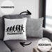 Apotheker Kissen mit Füllung 40x40 Geschenk Apothekerin Geschenkidee Evolution (Grau) Grau Trendation