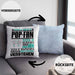 Pop-Fan Geschenk Kissen mit Füllung 40x40 Lustige Geschenkdiee für einen Pop-Fan Geburtstag Ich Bin Pop-Fan Ich Kann Es Dir Erklären Aber Nicht Für Dich Verstehen (Grau) Blau Trendation