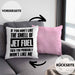 Fuel Kissen mit Füllung 40x40 Geschenk für Fluglotsen mit Spruch (Grau) Rosa Trendation