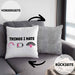 Lustige Programmiererin Computer Gaming Geschenk Kissen mit Füllung 40x40 Things I Hate Geschenkidee (Grau) Grau Trendation