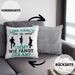 Lustige Line Dance Kissen mit Füllung 40x40 - Tolles Geschenk für Line Dance Enthusiasten (Grau) Grau Trendation