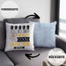 Tanzpartnerin Geschenk Kissen mit Füllung 40x40 Lustig Geschenkidee für Tanzpartnerin Geburtstag So Sieht Eine Richtig Coole Tanzpartnerin Aus Frauen Spruch (Grau) Blau Trendation