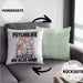 Psychologe Kissen mit Füllung 40x40 Geschenk für Psychologe Der Mann Der Alles Kann Geschenkidee zum Geburtstag (Grau) Grün Trendation